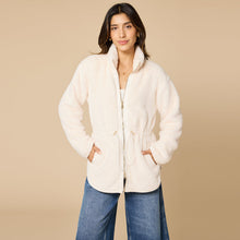 Load image into Gallery viewer, Softies DreamPlush Zip Tunic Almond
