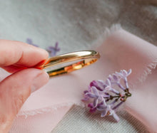 Load image into Gallery viewer, Gold Classic Bangle for Baby &amp; Kids or Women: Small 0-12m
