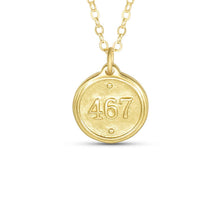 Load image into Gallery viewer, Necklace (Petite Pendant) - Philippians 4:6-7: 12" - Child's Length
