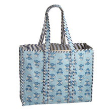 Load image into Gallery viewer, Cornflower Block Print Tote
