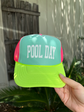 Load image into Gallery viewer, Pool Day Multi-Trucker Hat (Mint)
