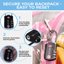 Load image into Gallery viewer, Clear Backpack XL Pink
