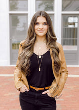 Load image into Gallery viewer, Madison Sterling Necklace (Original/Gold) - Philippians 4:13: 22" - Medium
