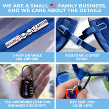 Load image into Gallery viewer, Clear Backpack XL Blue
