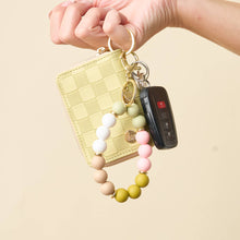 Load image into Gallery viewer, Hands-Free Keychain Wristlet-Sweet Pea
