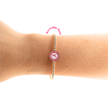 Load image into Gallery viewer, Beaded Blondes Alabama Gold Logo Bracelet
