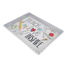Load image into Gallery viewer, Teach Love Inspire Trinket Tray

