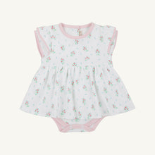 Load image into Gallery viewer, Beaufort Bonnet Daisy's Diaper Cover Dress Lancaster Gate Garden(Small Scale)/Palm Beach Pink
