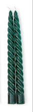 Load image into Gallery viewer, Set of 2 Twist Taper Candles
