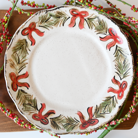 Etta B Bows & Boughs Buffet Platter