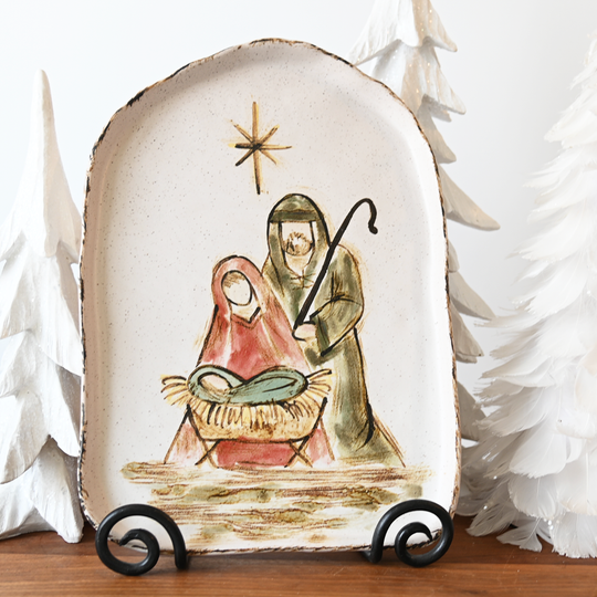 Etta B At the Manger Tray