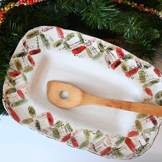 Etta B Criss Cross Garland Dish