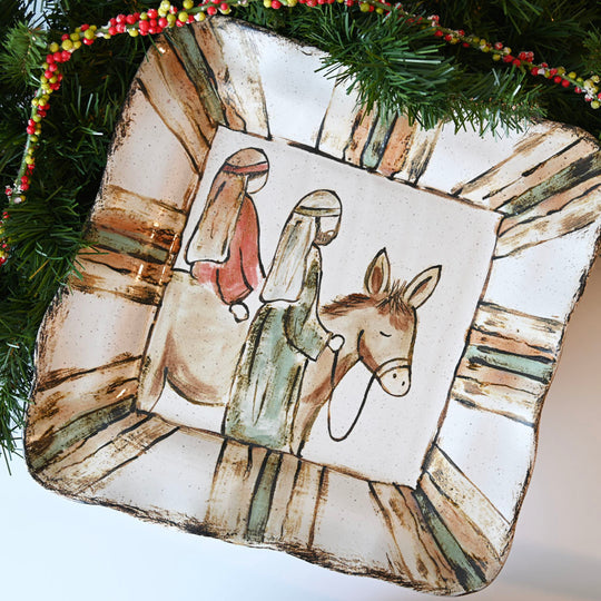 Etta B Journey To Bethlehem Platter