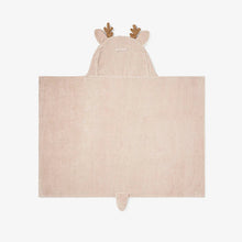 Load image into Gallery viewer, Elegant Baby Fawn Hooded Bath Wrap
