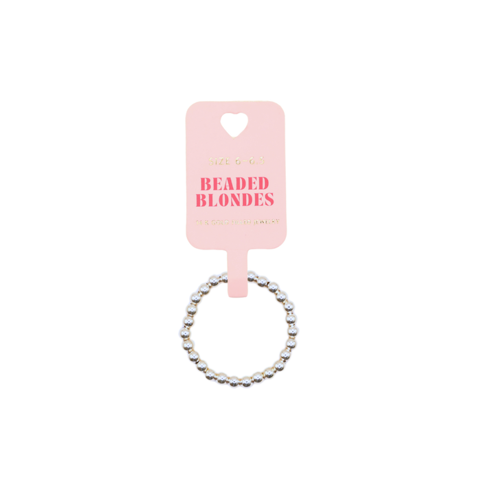 Beaded Blondes Ella Beaded Band in Silver