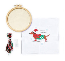 Load image into Gallery viewer, Santa&#39;s Friends Cross Stitch Kit
