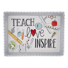 Load image into Gallery viewer, Teach Love Inspire Trinket Tray

