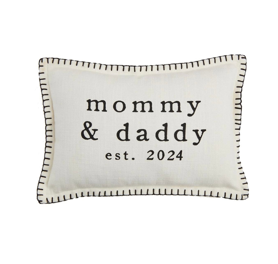 Parent Est 2024 Pillow