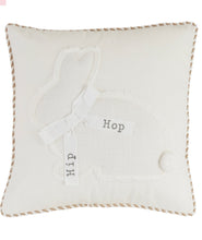 Load image into Gallery viewer, Square Spring Bunny Pillow
