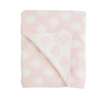Load image into Gallery viewer, Mudpie Polka Dot Chenille Blanket

