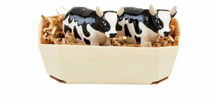 Mudpie Cow Salt & Pepper