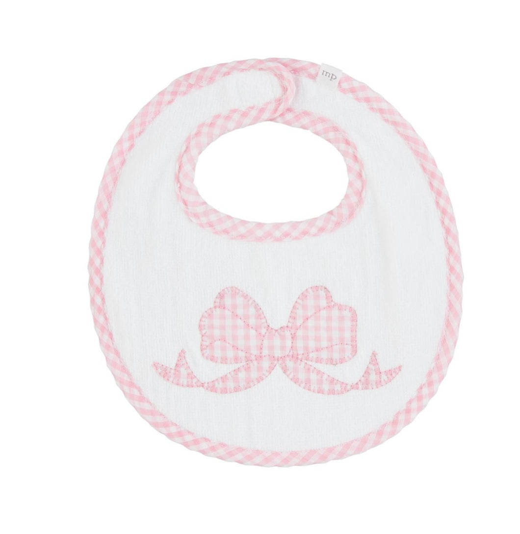 Mudpie Appliqué Bow Bib