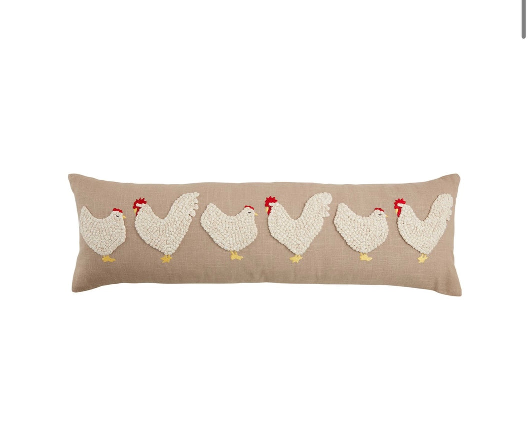 Mudpie Long Chicken Pillow