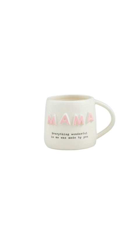 Pink Mama Letter Mug