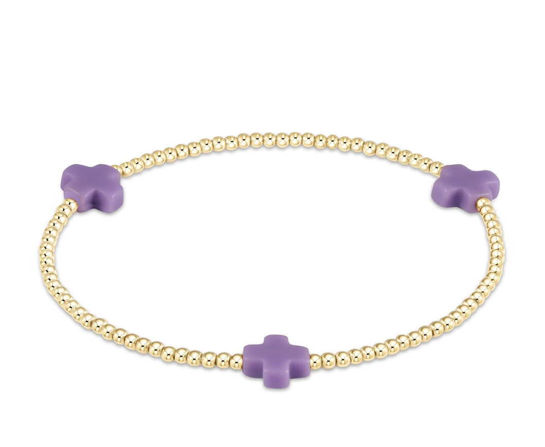 Enewton Egirl Signature Cross Bracelets 2mm