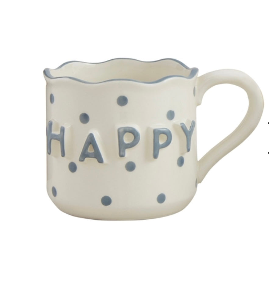 Wavy Happy Mug