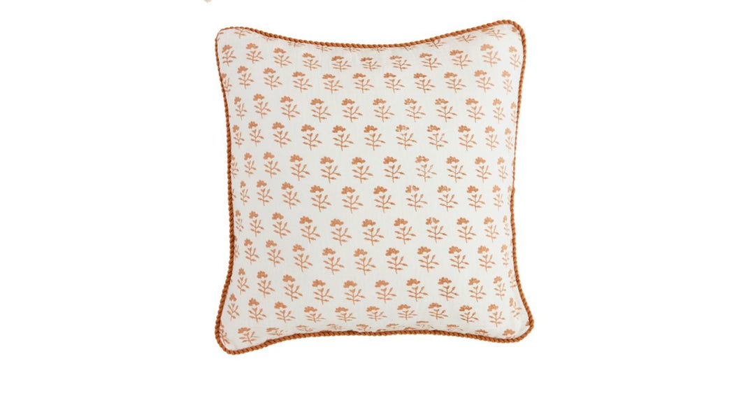 Square Block Print Pillow