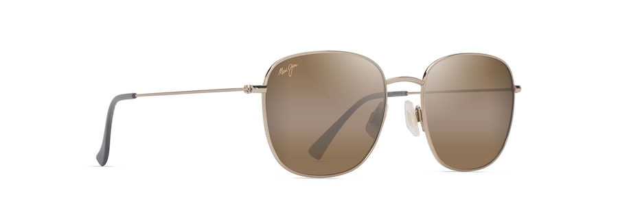 Maui Jim HCL Olali AF Shiny Lt Gold w/Greyish Green