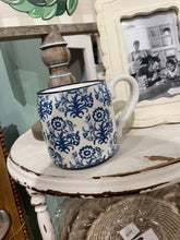 Load image into Gallery viewer, Blue Floral Mug
