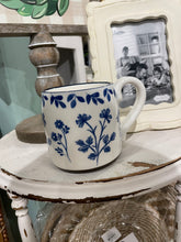 Load image into Gallery viewer, Blue Floral Mug
