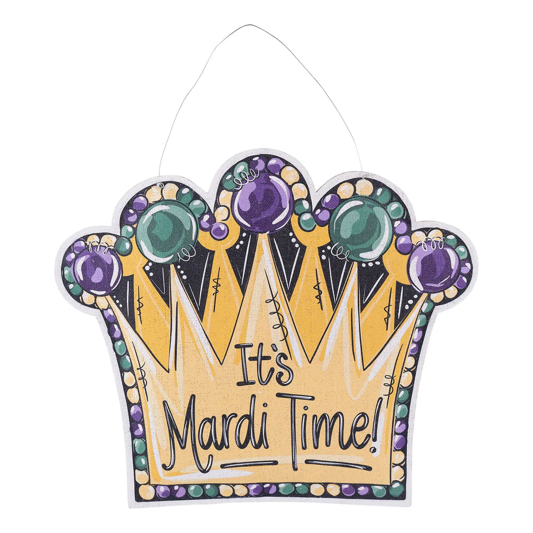 Mardi Gras Crown/Crawfish Bucket Burlee