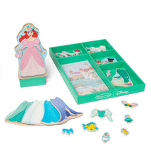 Load image into Gallery viewer, Melissa &amp; Doug Ariel Wooden Magnetic Dress-Up

