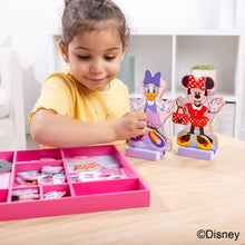 Load image into Gallery viewer, Melissa &amp; Doug Minnie Mouse Deluxe Wooden Magnetic Dress-Up
