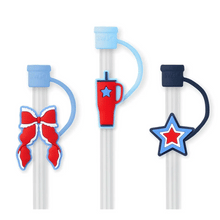 Load image into Gallery viewer, Swig Miss Independence Straw Topper Set
