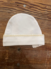 Load image into Gallery viewer, Squiggles Beanie Cap with Crochet Edge
