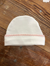 Load image into Gallery viewer, Squiggles Beanie Cap with Crochet Edge
