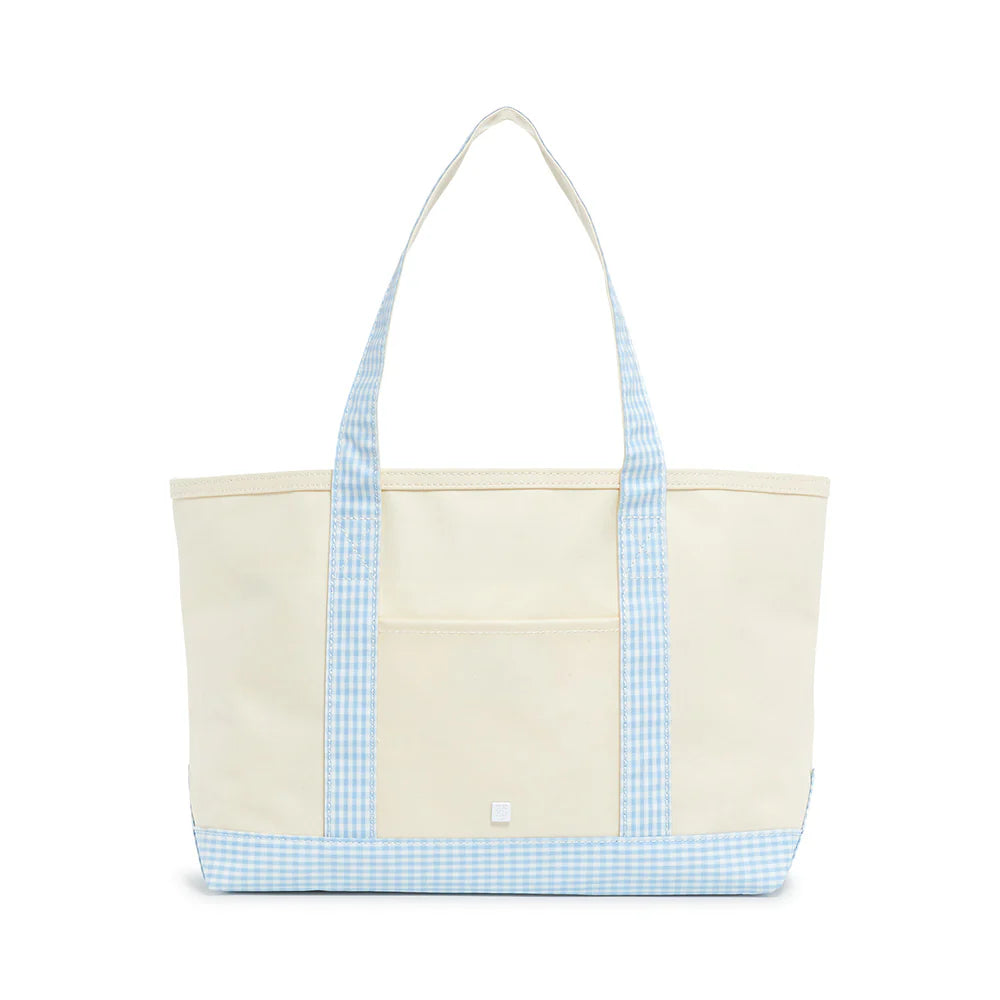 TRVL Medium Tote Coated Canvas Natural