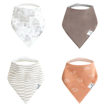 Load image into Gallery viewer, Copper Pearl Bandana Bibs

