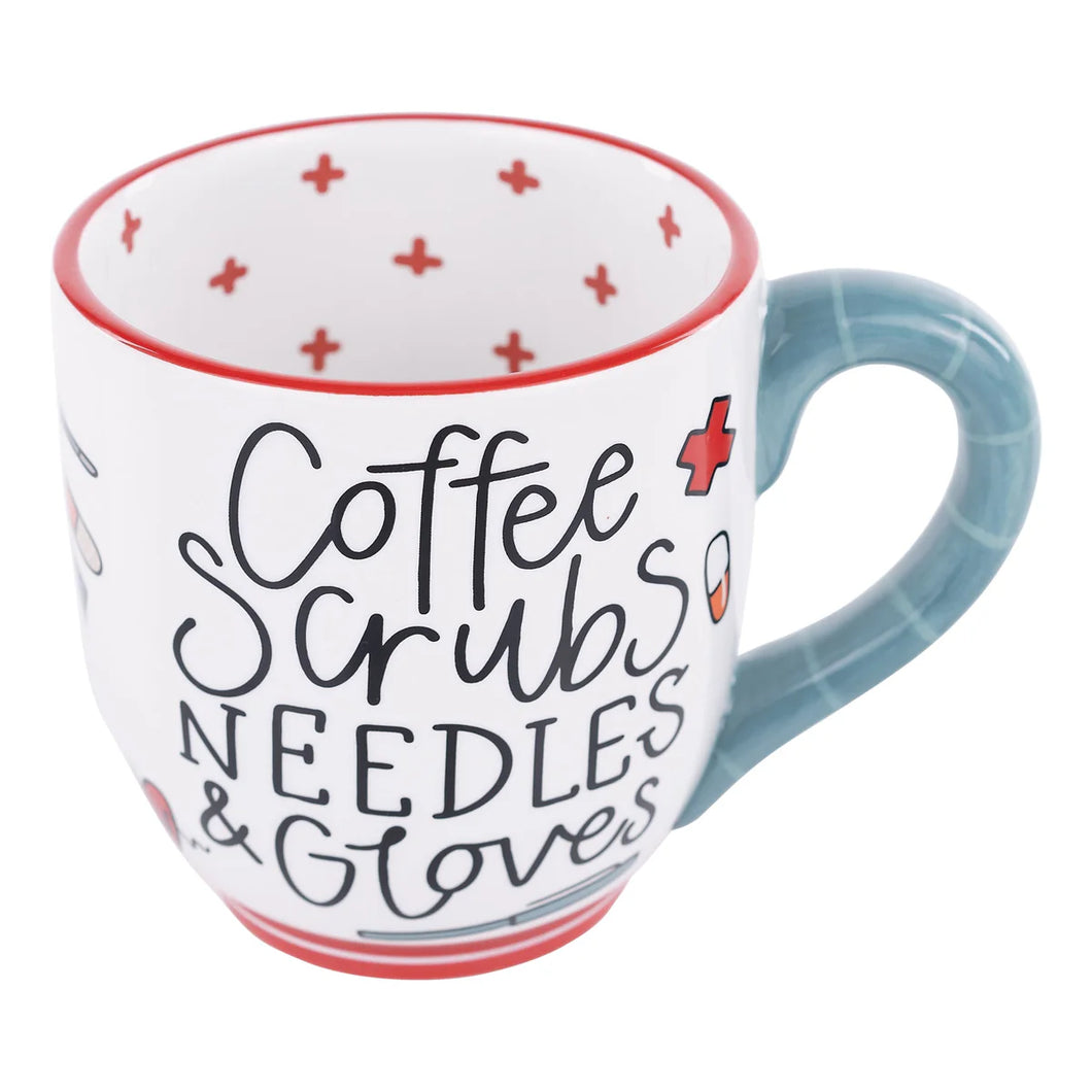 Coffee Scrubs Needles & Gloves Mug