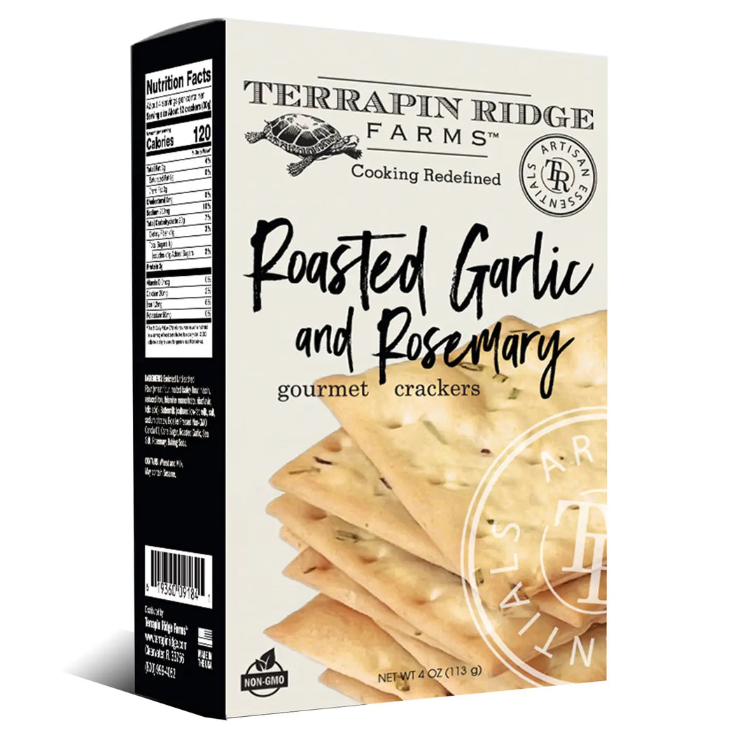 Terrapin Ridge Farms Roasted Garlic & Rosemary Gourmet Crackers
