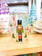 Load image into Gallery viewer, Nutcracker Stemless Wine Glass
