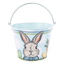 Load image into Gallery viewer, Blue Rabbit Easter Egg Pail
