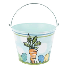 Load image into Gallery viewer, Blue Rabbit Easter Egg Pail
