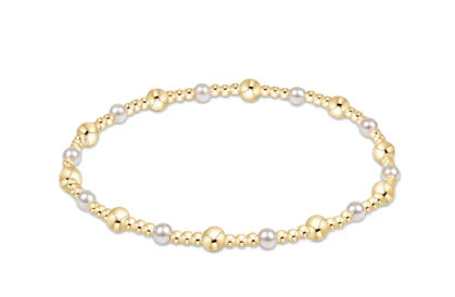 Enewton Classic Gold Sincerity 4mm Bracelet Pearl