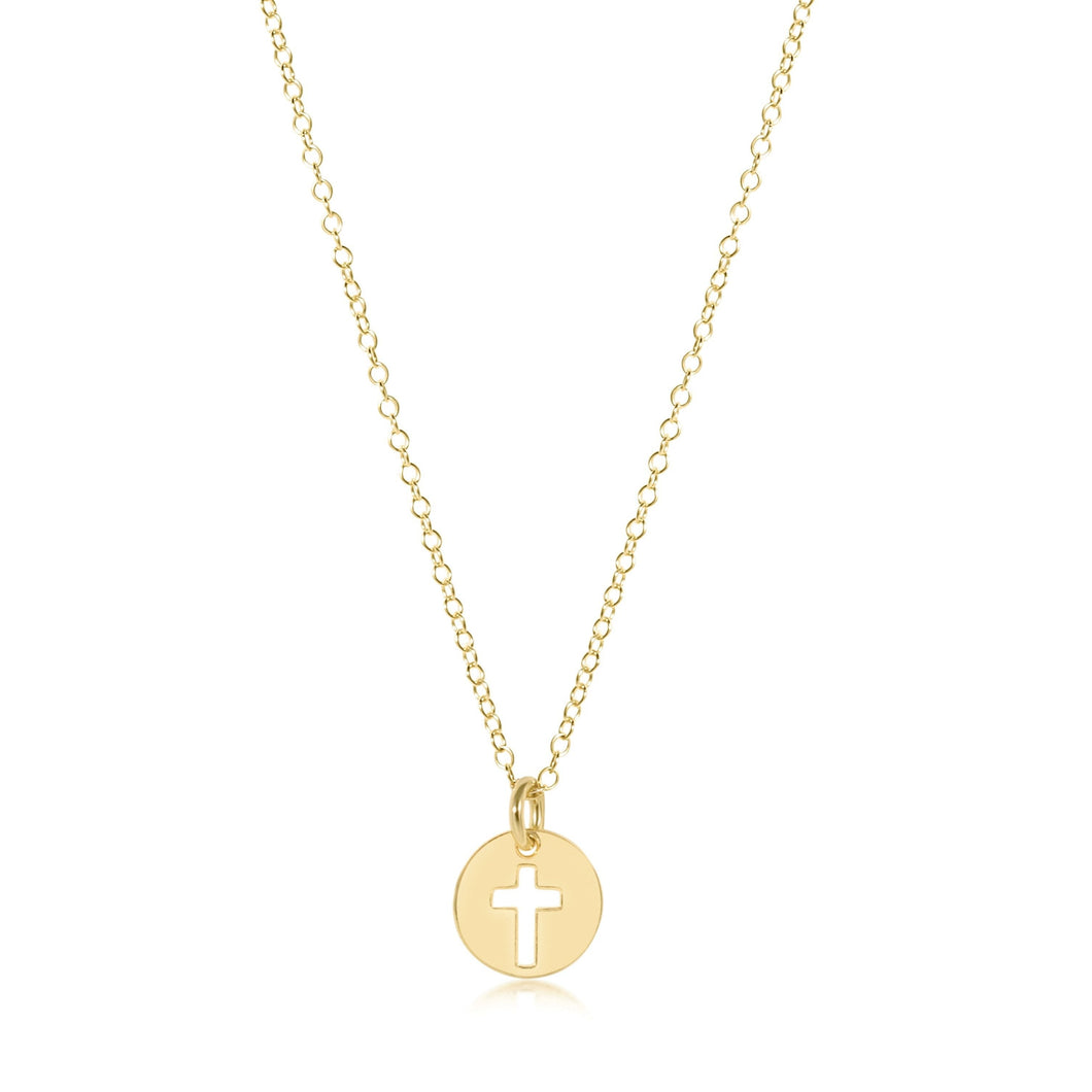 Enewton Egirl Blessed Small Gold Disc Necklace 14
