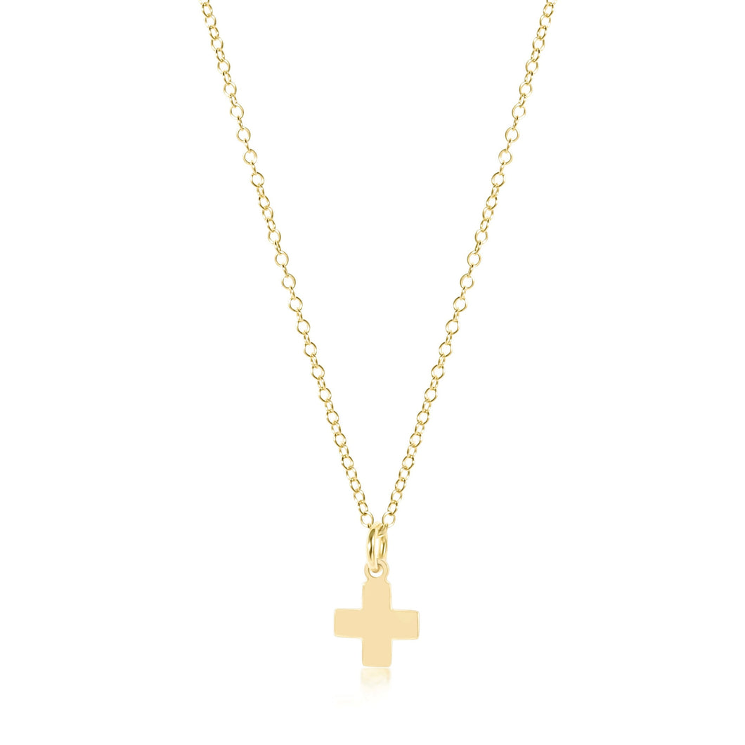 Enewton Egirl Signature Cross Gold 14